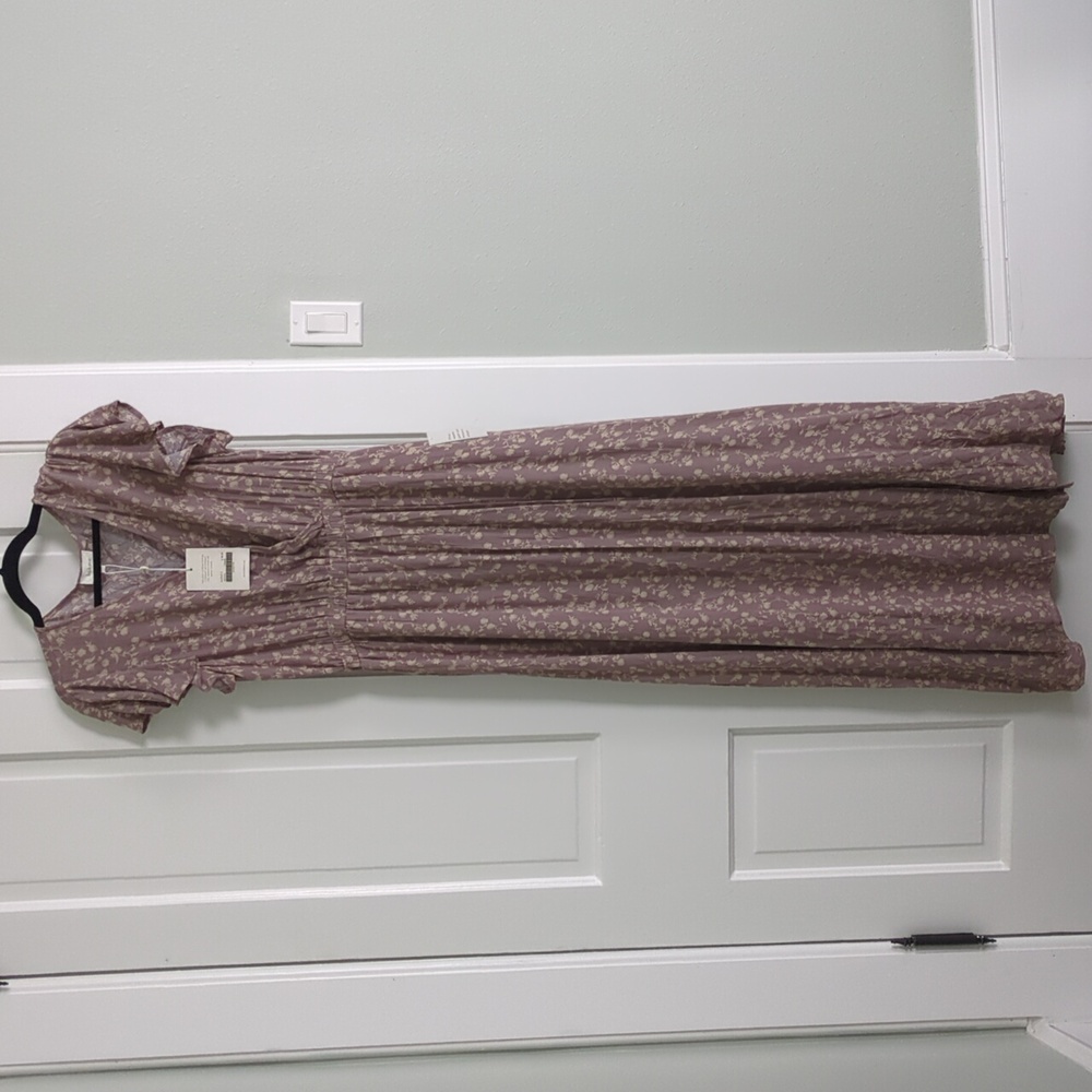 Bohme NWT Floral Lavender Maxi Dress